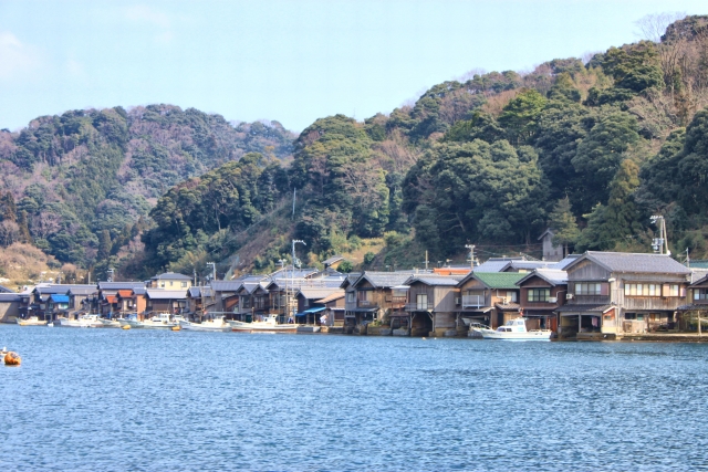 伊根の舟屋の写真