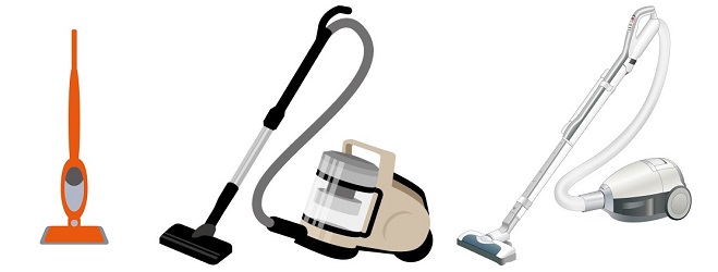 おすすめの掃除機を３種類比較したイメージ図