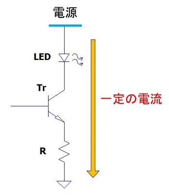トランジスタ定電流回路