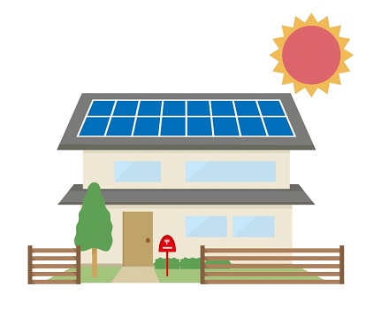 太陽光発電の仕組みのイメージ